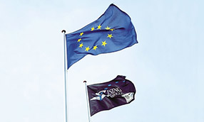 Aluminium cilindrische vlaggenmasten